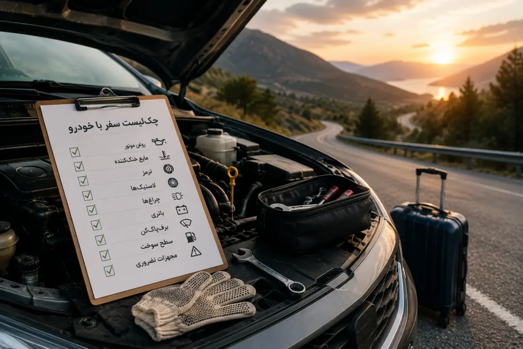 چک لیست سفر با خودرو